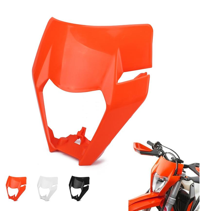 Headlight Headlamp Plastic Cover Mask for K8/KTM EXC SX SXS EXCF XCW SMR 125 150 250 300 350 450 500 525